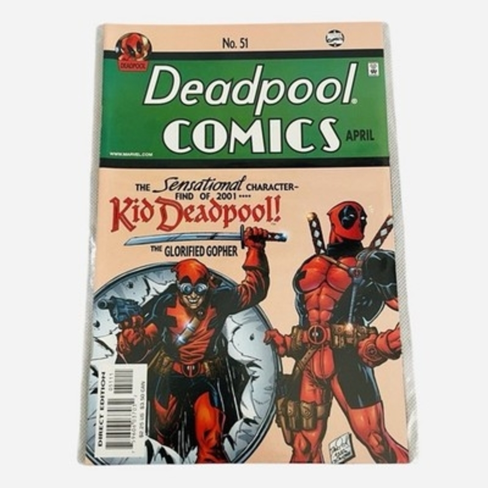 Marvel Comics Deadpool #51 Kid Deadpool 1st App Glorified Gopher NM New 2001 - Picture 3 of 4